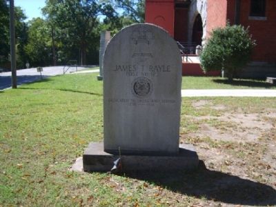 James T. Rayle Post No. 123 Monument Marker image. Click for full size.