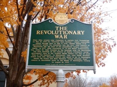 The Revolutionary War Marker image. Click for full size.