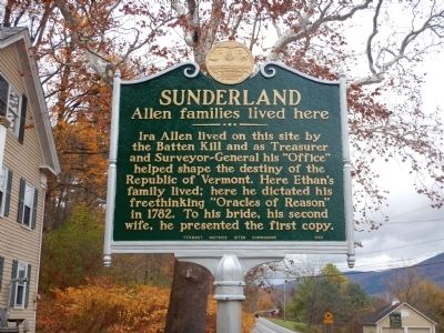 Sunderland Marker. Click for full size. Sunderland Marker image. Click for full size.
