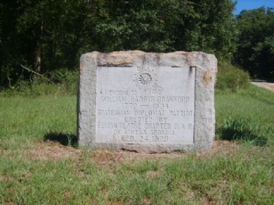 Memorial to William Harris Crawford Marker image. Click for full size.