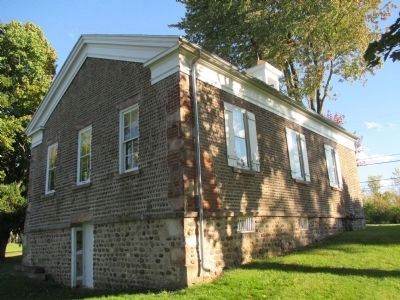 Gaines District No.5 1849 School House Rear and West Sides image. Click for full size.