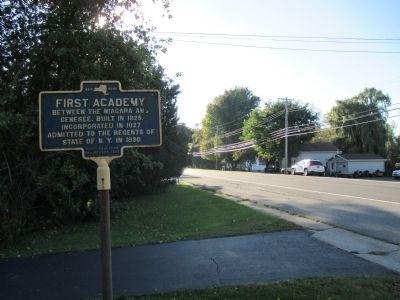 First Academy Marker - Westward. Click for full size. First Academy Marker - Westward image. Click for full size.