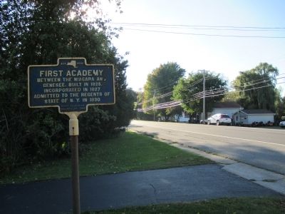 First Academy Marker - Westward image. Click for full size.