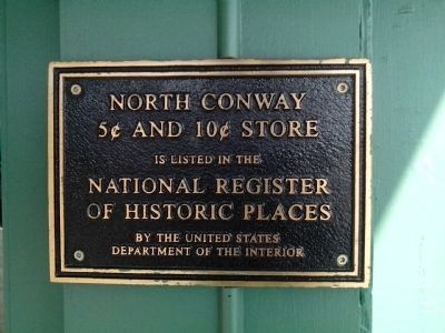 North Conway 5’ and 10’ Store Marker. Click for full size. North Conway 5’ and 10’ Store Marker image. Click for full size.
