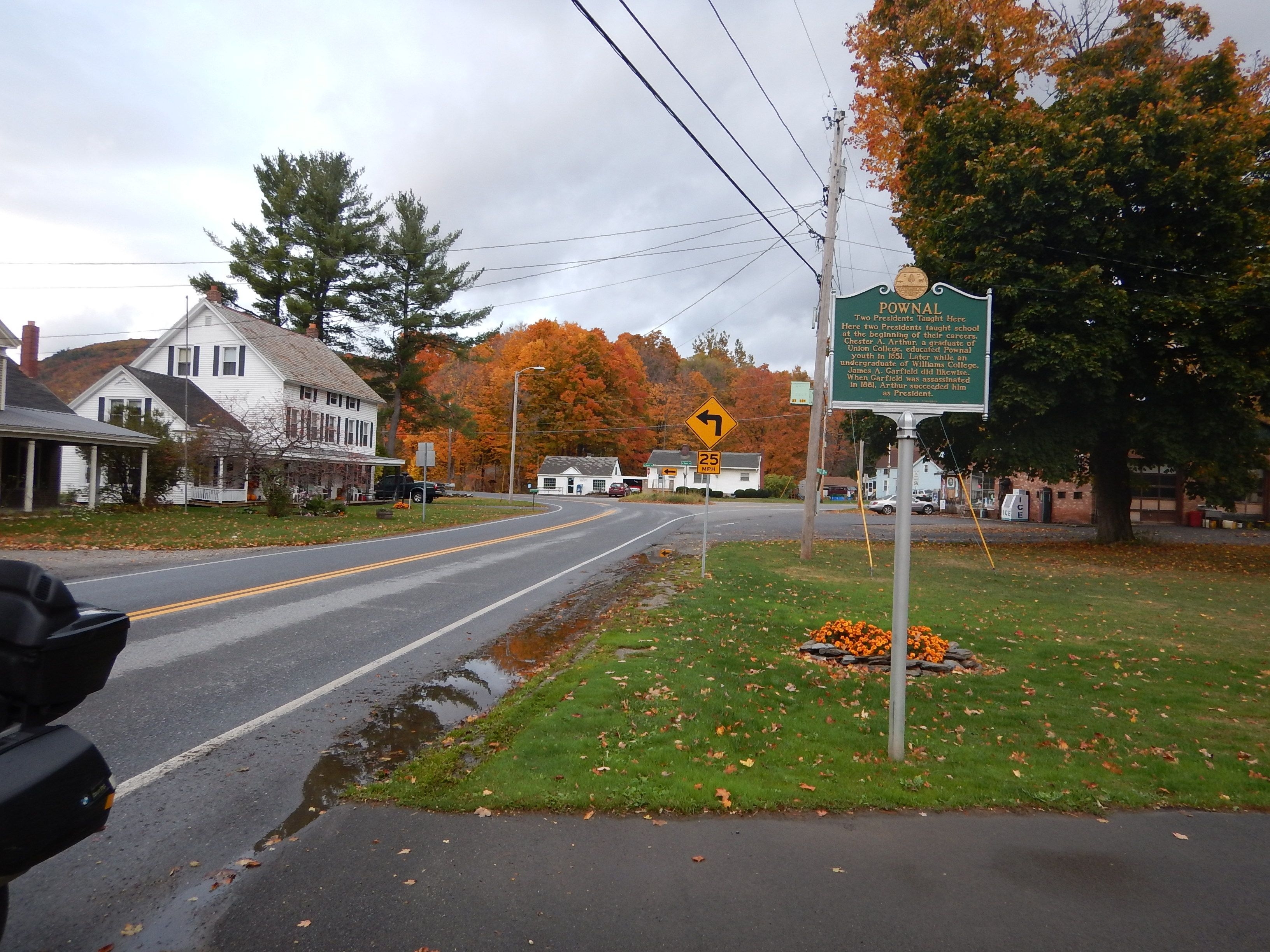 Wideview of Pownal Marker