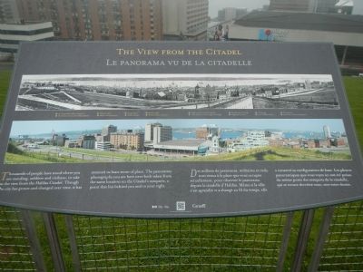 The View from the Citadel / Le panorama vu de la citadelle Marker image. Click for full size.