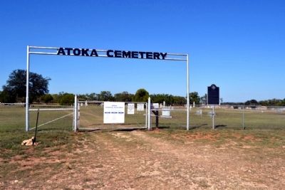Atoka Cemetery Entrance image. Click for full size.