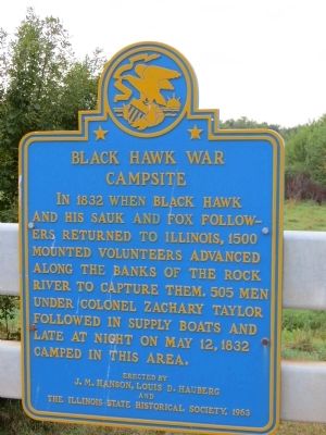 Black Hawk War Campsite Marker. Click for full size. Black Hawk War Campsite Marker image. Click for full size.
