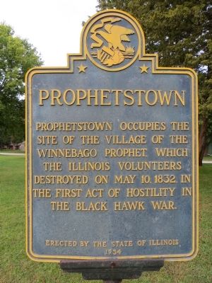 Prophetstown Marker image. Click for full size.