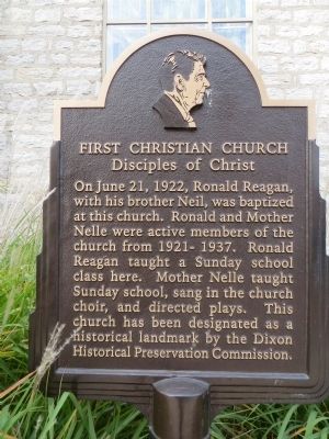 First Christian Church Marker image. Click for full size.
