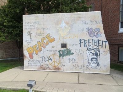 Berlin Wall Replica Marker. Click for full size. Berlin Wall Replica Marker image. Click for full size.