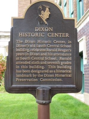 Dixon Historic Center Marker image. Click for full size.