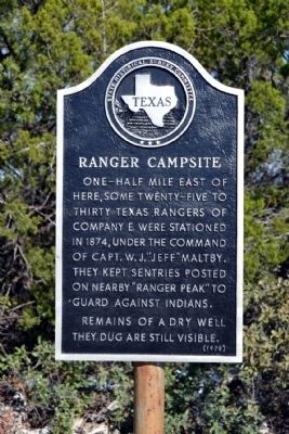 Ranger Campsite Marker. Click for full size. Ranger Campsite Marker image. Click for full size.