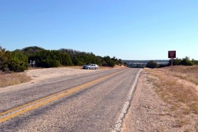 View to South Along Farm to Market Road 382. Click for full size. View to South Along Farm to Market Road 382 image. Click for full size.