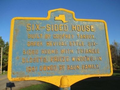 Six-Sided House Marker image. Click for full size.
