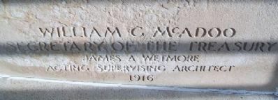 United States Post Office Cornerstone image. Click for full size.