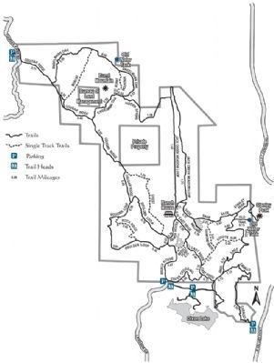 Daley Ranch Map with Trails image. Click for full size.