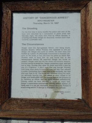 Dangerous Arrest Marker image. Click for full size.