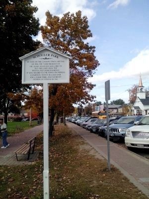Schouler Park Marker - Northward image. Click for full size.