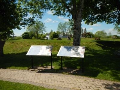 Defence of Lunenburg Marker. Click for full size. Defence of Lunenburg Marker image. Click for full size.