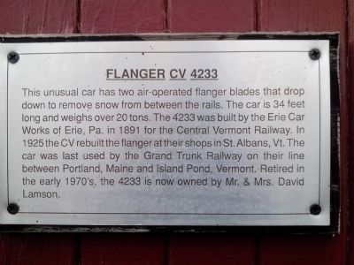 Flanger CV 4233 Marker. Click for full size. Flanger CV 4233 Marker image. Click for full size.