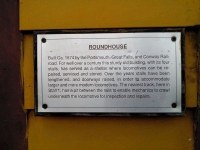 Roundhouse Marker. Click for full size. Roundhouse Marker image. Click for full size.