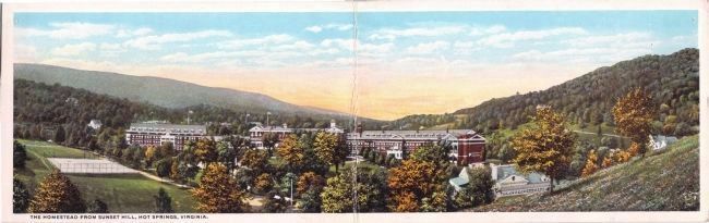 The Homestead from Sunset Hill, Hot Springs, Virginia. image. Click for full size.