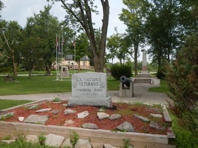 Six Nations Veterans Memorial Park. image. Click for full size.