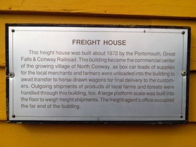 Freight House Marker image. Click for full size.
