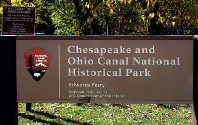 Chesapeake and Ohio Canal<br>National Historical Park<br>Edwards Ferry image. Click for full size.