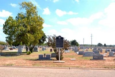 Abilene Municipal Cemetery Marker image. Click for full size.