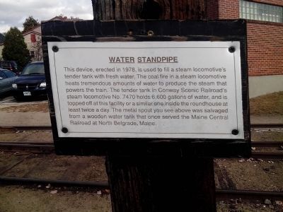 Water Standpipe Marker. Click for full size. Water Standpipe Marker image. Click for full size.