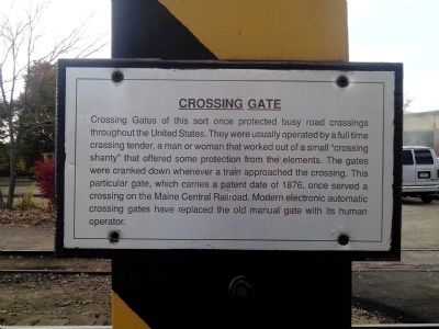 Crossing Gate Marker image. Click for full size.