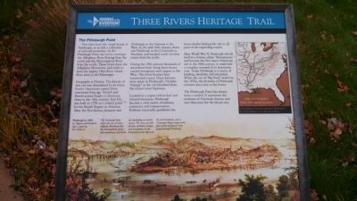 The Pittsburgh Point Marker image. Click for full size.