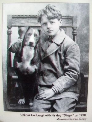 Lindbergh Photo on Childhood Memories of a Magical Place Marker image. Click for full size.