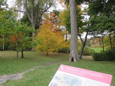 Frederick Law Olmsted Marker. Click for full size. Frederick Law Olmsted Marker image. Click for full size.