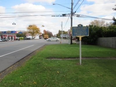 Hartland Corners Marker - Eastward. Click for full size. Hartland Corners Marker - Eastward image. Click for full size.