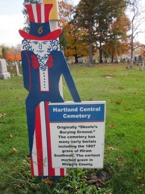 Newer Hartland Central Cemetery Marker image. Click for full size.