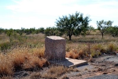8.6 Miles South to Fort Phantom Hill Marker image. Click for full size.