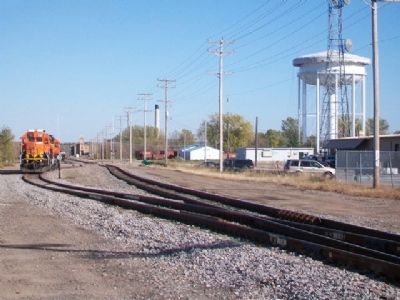 Looking East from Vicinity of First N. P. Depot Marker. Click for full size. Looking East from Vicinity of First N. P. Depot Marker image. Click for full size.