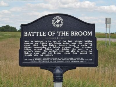 Battle of the Broom Marker image. Click for full size.