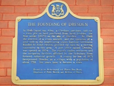 The Founding of Dresden Marker. Click for full size. The Founding of Dresden Marker image. Click for full size.