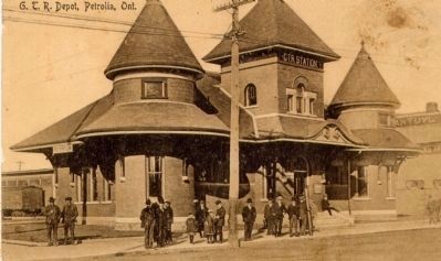 The Grand Trunk Railway Station, today's library.. Click for full size. The Grand Trunk Railway Station, today's library. image. Click for full size.