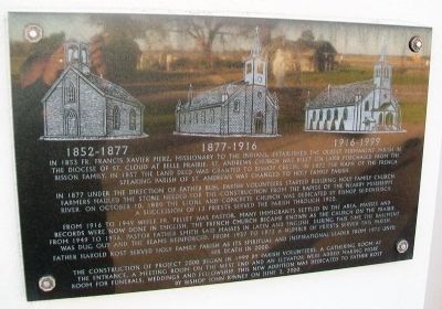 Holy Family Parish Marker image. Click for full size.
