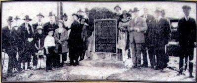 Dedication of the Dennis Memorial<br>April 20, 1923 image. Click for full size.