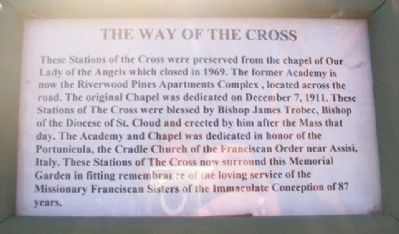 The Way of the Cross Marker. Click for full size. The Way of the Cross Marker image. Click for full size.