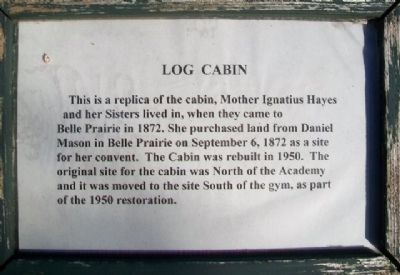 Log Cabin Marker. Click for full size. Log Cabin Marker image. Click for full size.