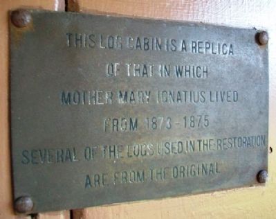 Log Cabin Marker. Click for full size. Log Cabin Marker image. Click for full size.