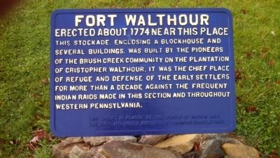 Fort Walthour Marker image. Click for full size.