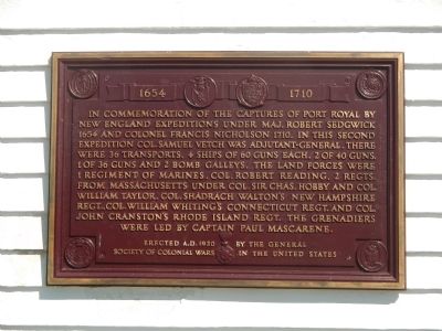 Capture of Port Royal Marker. Click for full size. Capture of Port Royal Marker image. Click for full size.